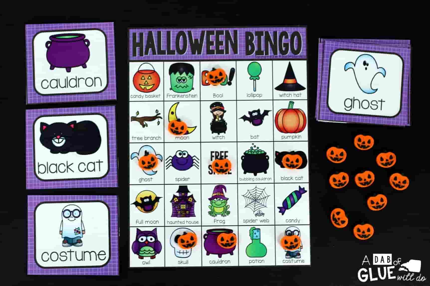 Play Halloween Bingo online for free.