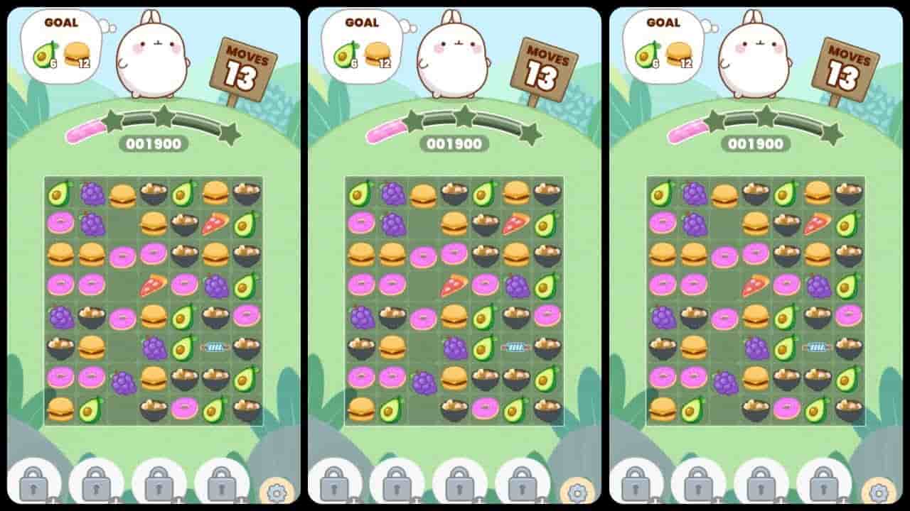 Play Molang Match 'n Munch for free online.
