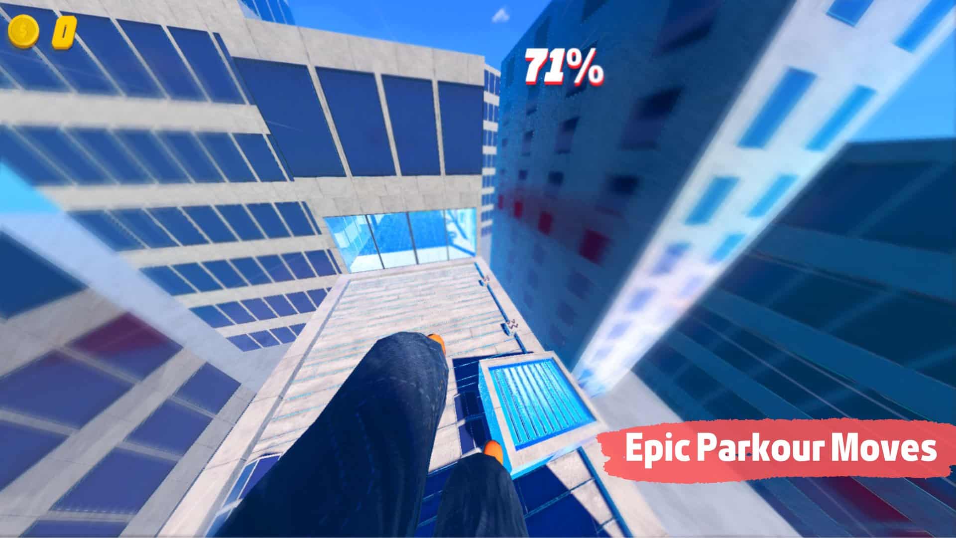 Play the game Rooftop Run online for free.