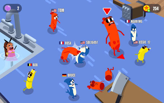 Play Sausage Wars.io online for free.