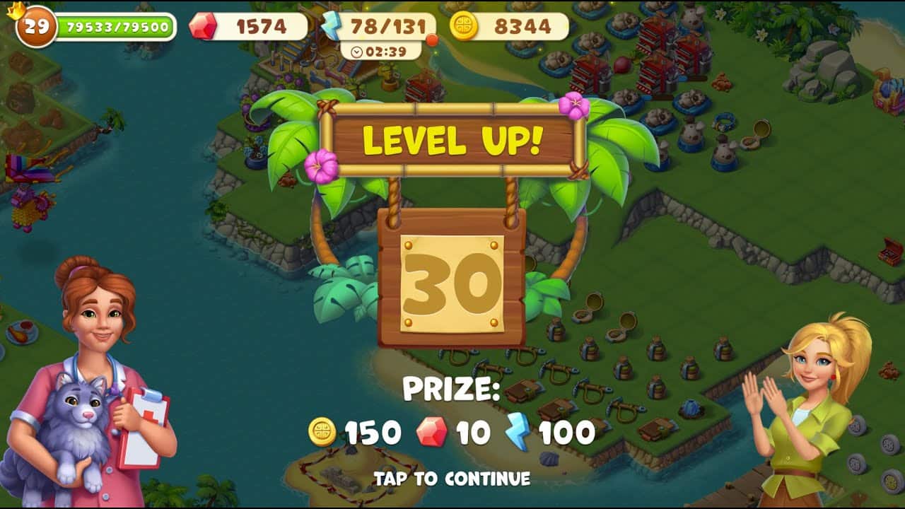 Play Tropical Merge online for free.